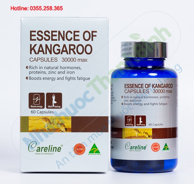 Thực phẩm chức năng Essence Of Kangaroo hộp 60 viên nhập khẩu Úc