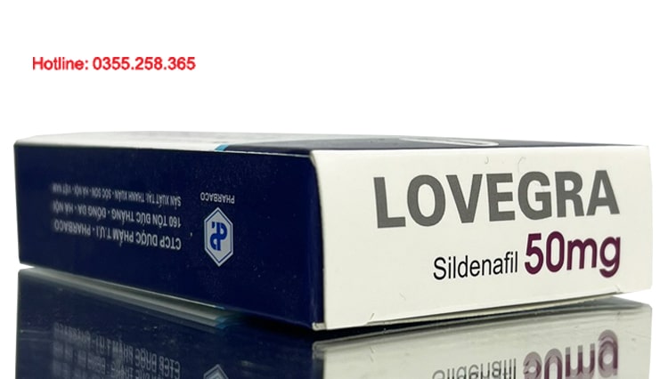 Thuốc lovegra 50mg dùng cho người bị xuất tinh sớm khả năng cương cứng kém