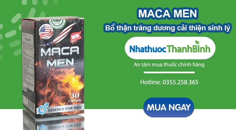Mua thuốc Maca Men chính hãng tại Nhà thuốc Thanh Bình