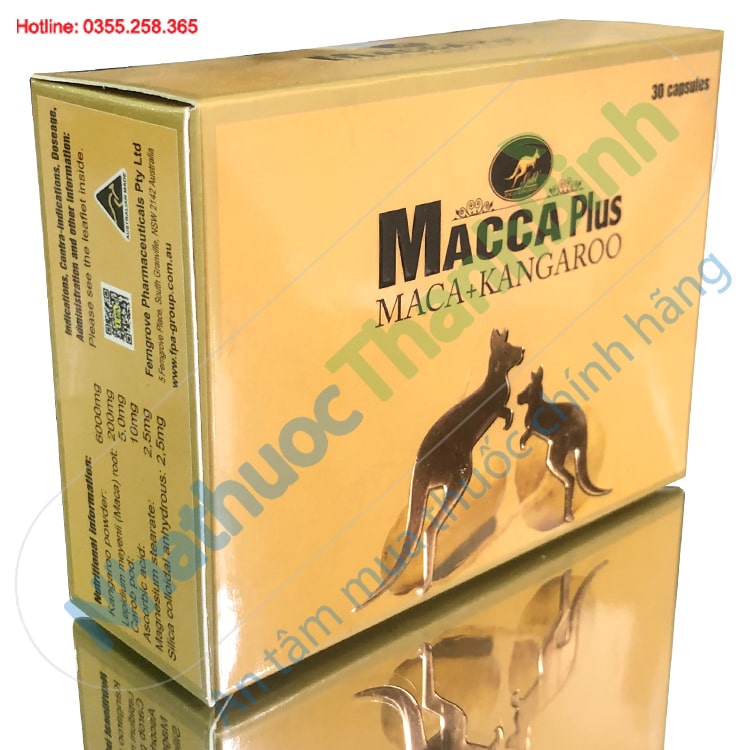 Viên uống Macca Plus giúp giảm cholesterol và giúp tăng cường sản sinh testosterone ở nam giới