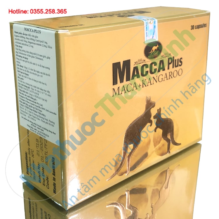 Macca Plus hỗ trợ tăng cường sinh lý nam giới