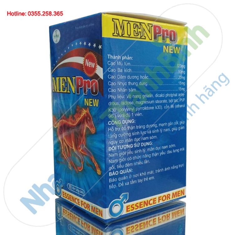 Thực phẩm bảo vệ sức khỏe MenPro New