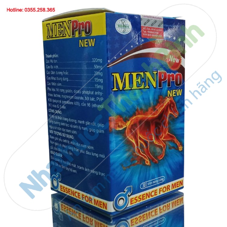Viên uống bổ thận tráng dương Menpro New
