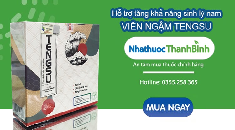 Mua viên ngậm Tengsu chính hãng tại Nhà thuốc Thanh Bình