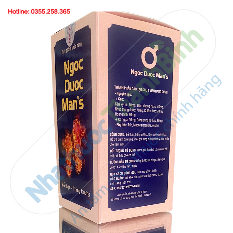 Ngọc dược man's tăng cường sinh lý nam