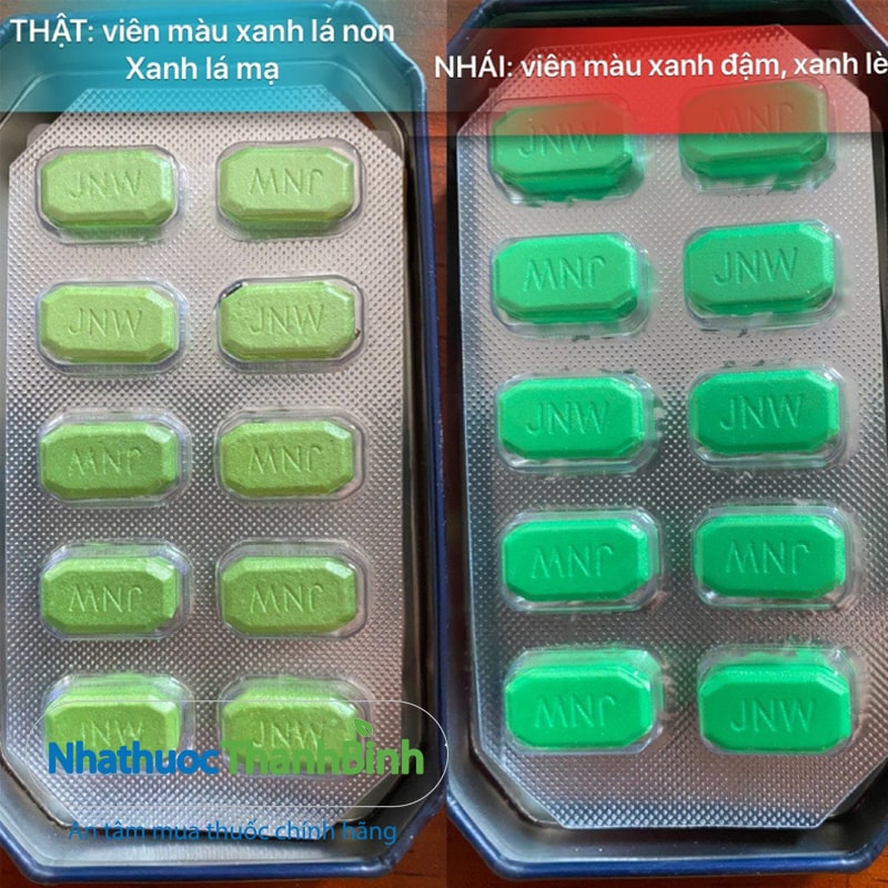 Phân biệt ngựa thái thật giả qua màu sắc của viên thuốc