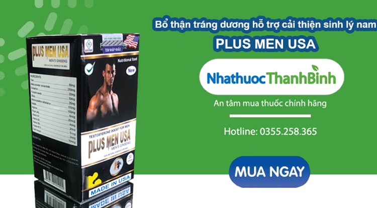 Mua Plus Men USA chính hãng tại Nhà thuốc Thanh Bình
