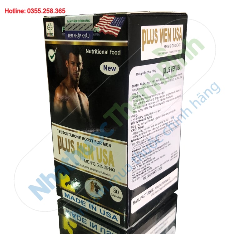 Viên uống Plus Men USA hỗ trợ tăng cường sinh lý nam giới
