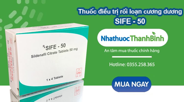 Mua thuốc Sife 50mg chính hãng tại Nhà thuốc Thanh Bình