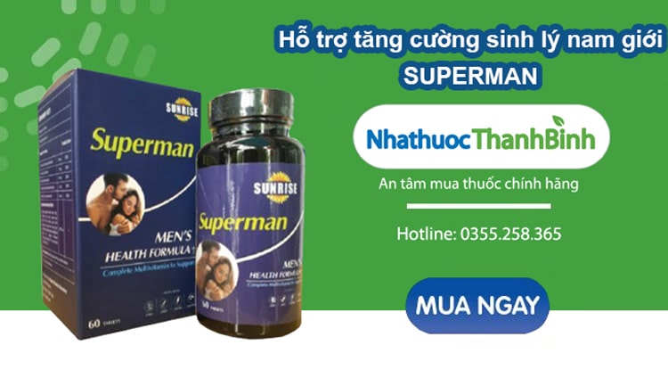 Mua Superman chính hãng tại Nhà thuốc Thanh Bình
