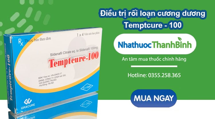 Mua thuốc Temptcure 100mg chính hãng tại Nhà thuốc Thanh Bình