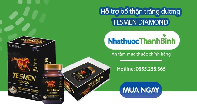 Mua Tesmen Diamond chính hãng tại Nhà thuốc Thanh Bình