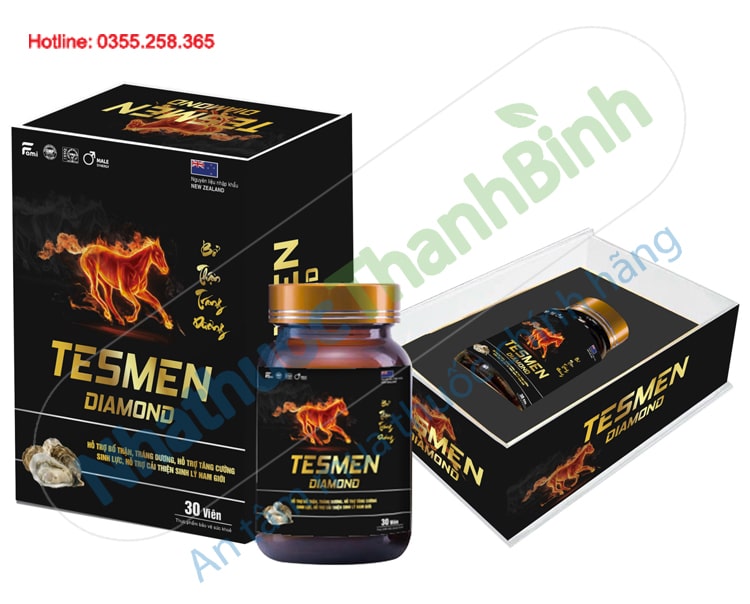 Viên uống Tesmen Diamond hộp 30 viên hỗ trợ bổ thận tráng dương