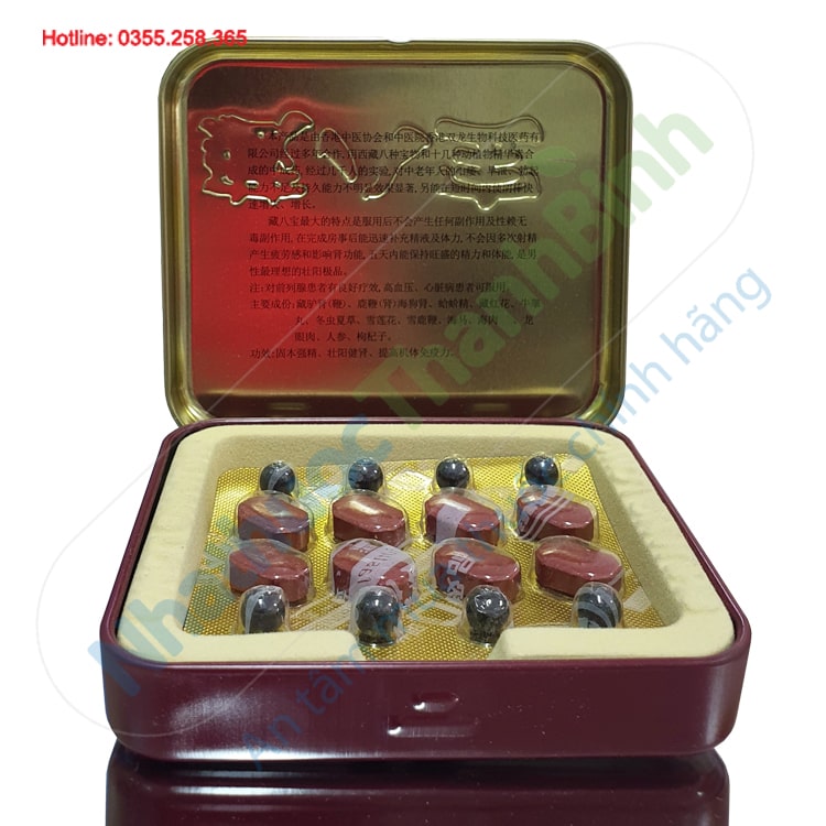Tibet Babao tăng cường sinh lý nam hộp 16 viên