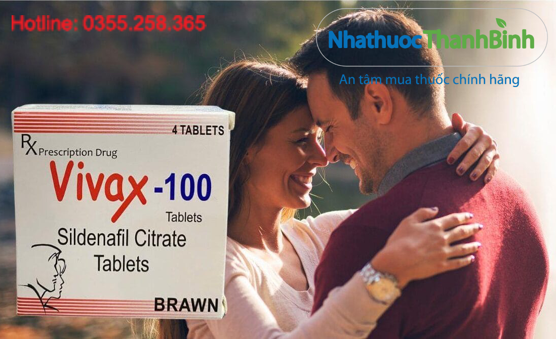 Thuốc Vivax 100 giúp kéo dài thời gian quan hệ hiệu quả