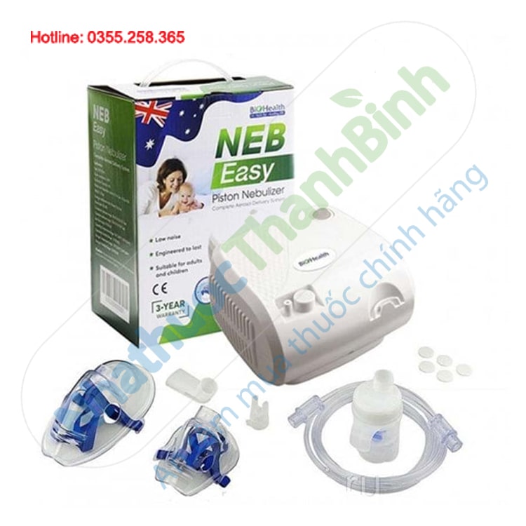 Máy xông khí dung BioHealth Neb Easy được trang bị nhiều tính năng hiện đại dễ sử dụng hiệu quả cao