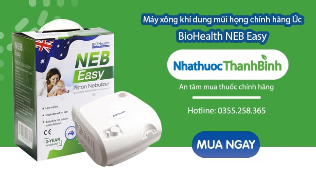 BioHealth Neb Easy đang được bán chính hãng tại Nhà thuốc Thanh Bình