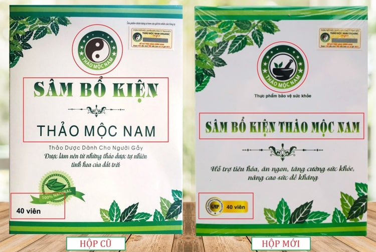 Sâm bổ kiện Thảo Mộc Nam mẫu mới