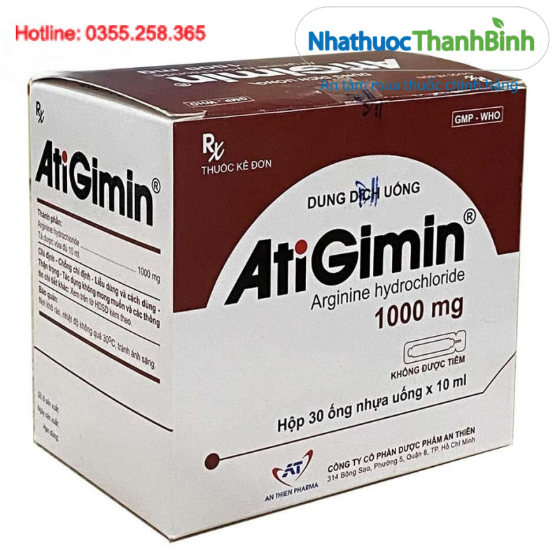 Hình ảnh sản phẩm AtiGimin 1000mg chính hãng An Thiên Pharma
