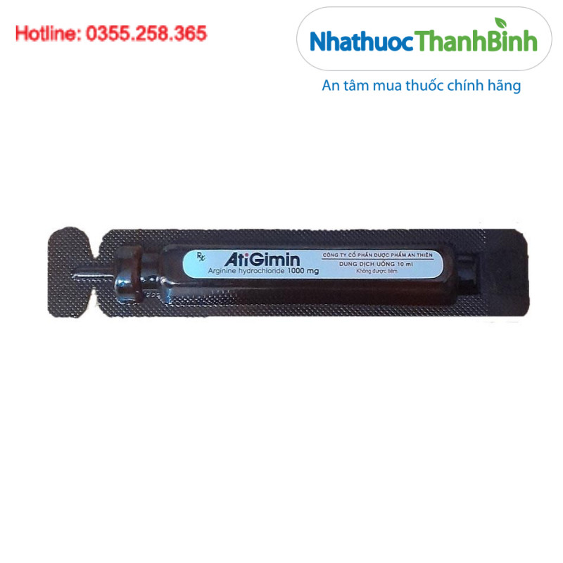 AtiGimin dùng cho người tăng amoniac máu và rối loạn chu trình urê