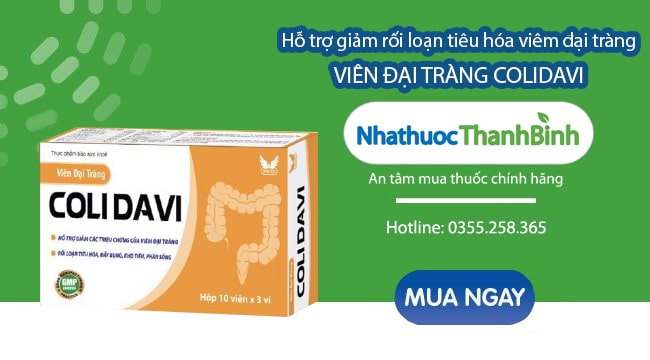 Mua viên đại tràng Colidavi chính hãng tại Nhà thuốc Thanh Bình