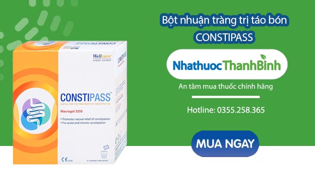Mua Bột nhuận tràng Constipass chính hãng tại Nhà thuốc Thanh Bình