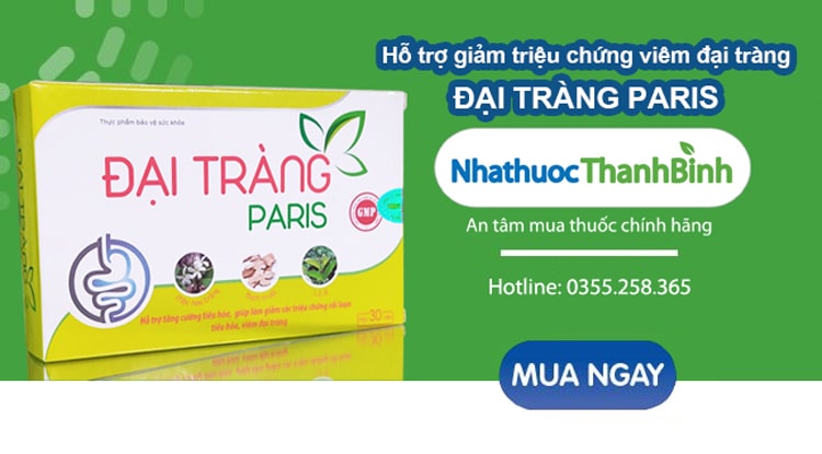 Mua Đại tràng Paris chính hãng tại Nhà thuốc Thanh Bình