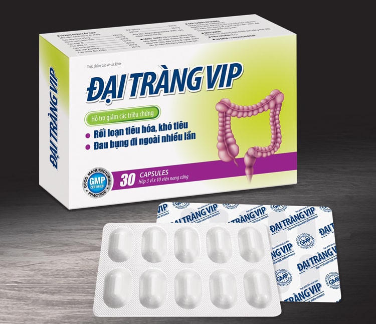 Đại Tràng VIP hỗ trợ giảm triệu chứng của bệnh viêm đại tràng