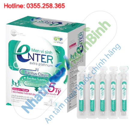 Men Vi Sinh Enter Extra Platinum Dùng Cho Trẻ Sơ Sinh