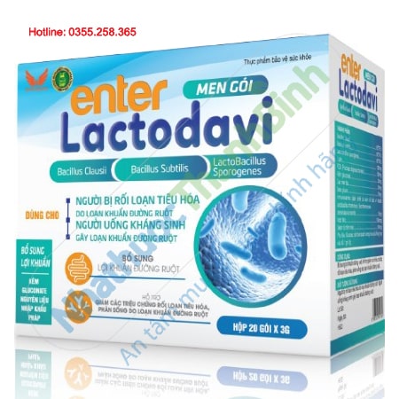 Enter Lactodavi bổ sung lợi khuẩn đường ruột
