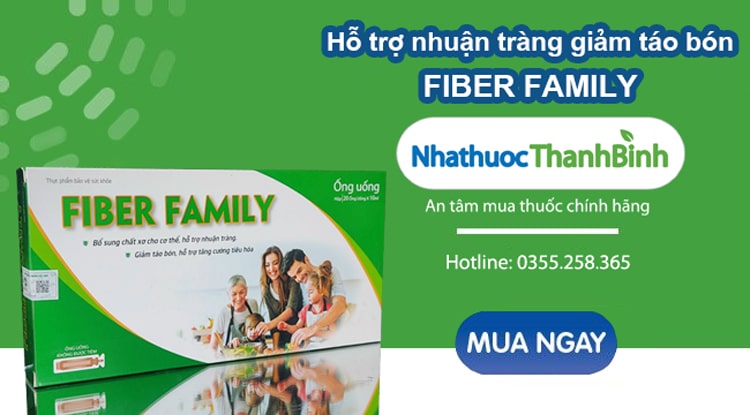 Mua Fiber Family chính hãng tại Nhà thuốc Thanh Bình