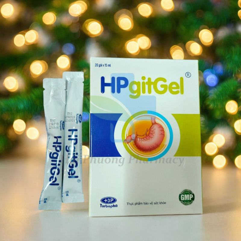 HPGitgel hỗ trợ giảm các triệu chứng của viêm loét dạ dày, tá tràng