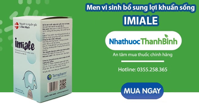 Mua Men vi sinh Imiale chính hãng giá tốt tại Nhà thuốc Thanh Bình