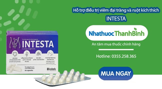 Nhà thuốc Thanh Bình bán Intesta chính hãng với giá tốt nhất