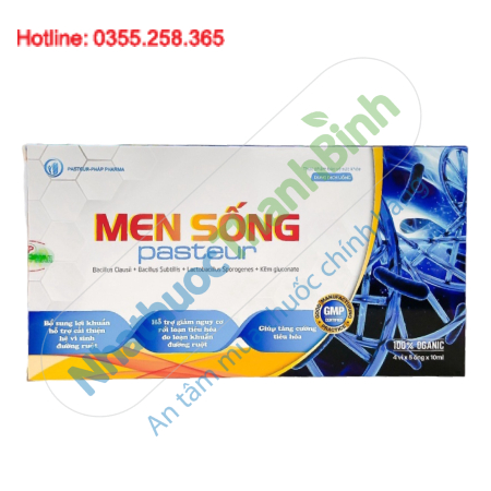 Men sống Pasteur – Bổ sung lợi khuẩn hỗ trợ cải thiện hệ tiêu hóa và cân bằng vi sinh đường ruột