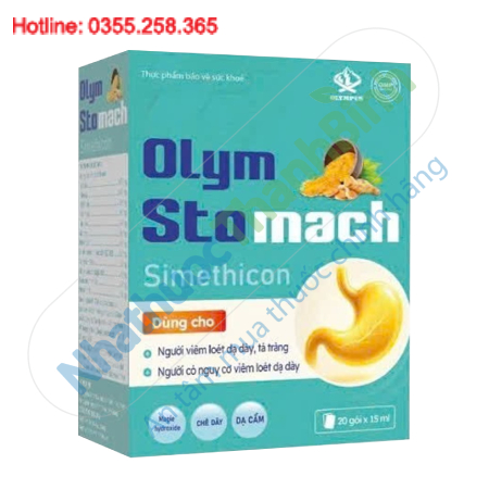 Olym Stomach Hỗ Trợ Giảm Acid Dịch Vị, Bảo Vệ Niêm Mạc Dạ Dày Hiệu Quả