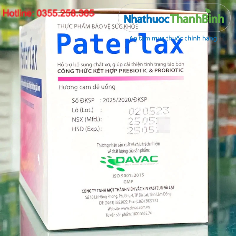 Hướng dẫn cách dùng và liều dùng Paterlax theo từng nhóm tuổi