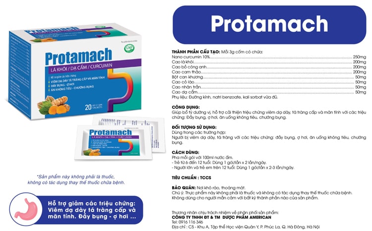Thực phẩm bảo vệ sức khỏe Protamach hộp 20 gói
