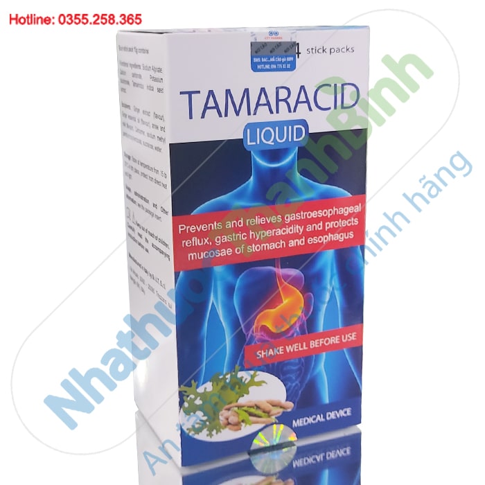 Tamaracid Liquid hộp 14 gói hỗn dịch uống