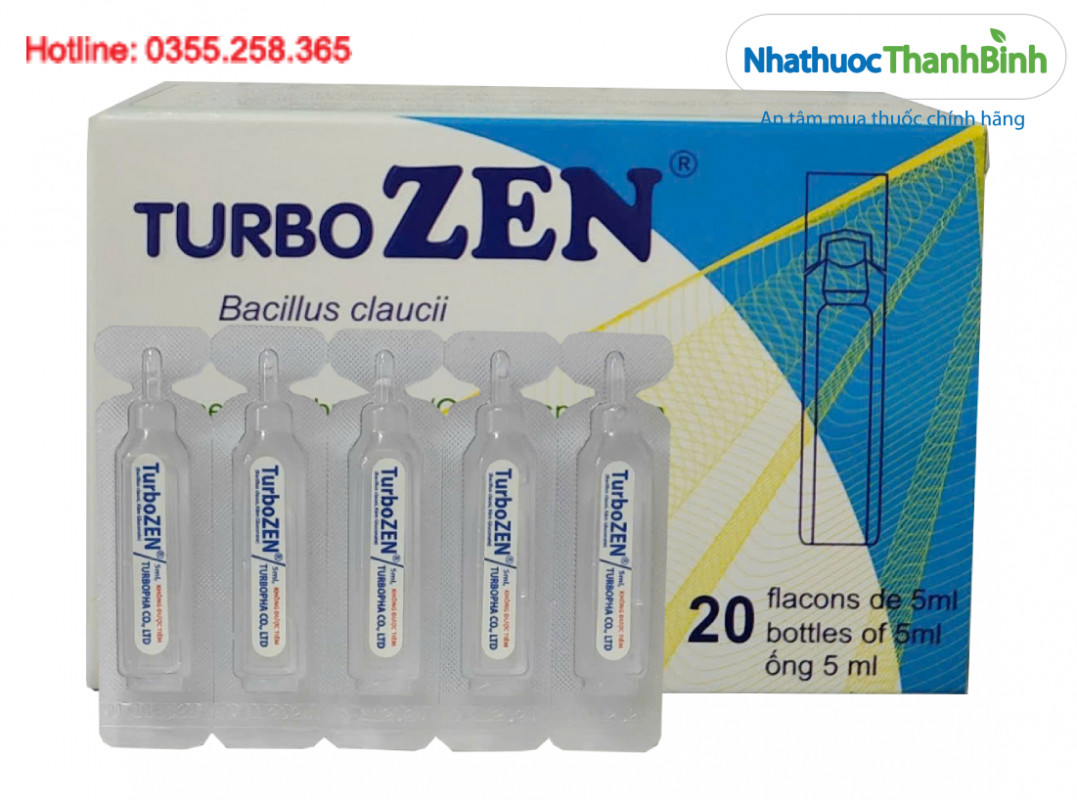 TurboZen giảm tiêu chảy, đầy bụng, phân sống hiệu quả