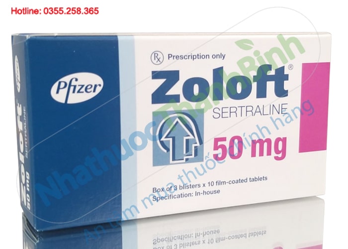 Thuốc Zoloft hộp 30 viên Pfizer