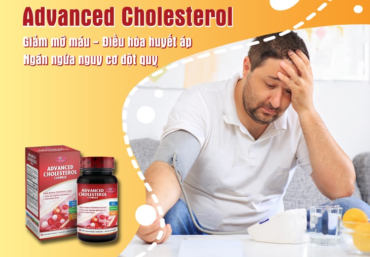 Advanced Cholesterol Complex dùng cho người mỡ máu cao, người mắc bệnh tim mạch