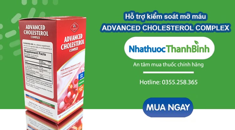 Mua Advanced Cholesterol Complex chính hãng tại Nhà thuốc Thanh Bình
