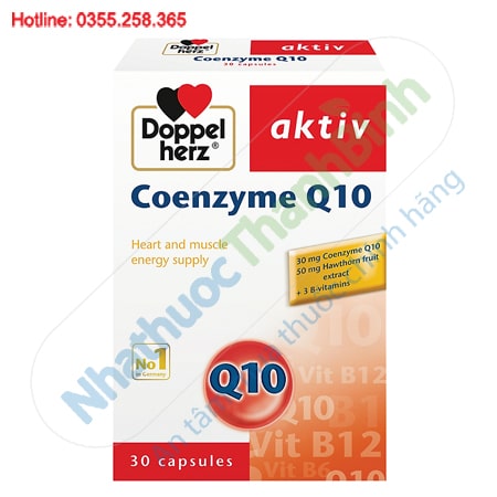 Doppelherz Aktiv Coenzyme Q10 bảo vệ sức khỏe tim mạch