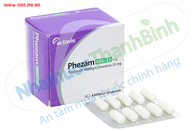 Thuốc Phezam 400mg/25mg hộp 60 viên