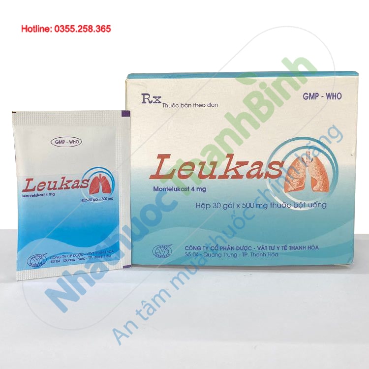 Leukas giúp phòng ngừa và điều trị hen phế quản mãn tính