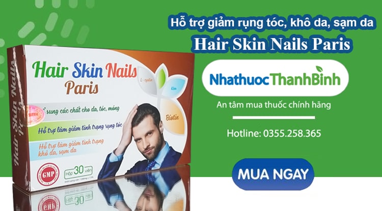 Mua Hair Skin Nails Paris chính hãng tại Nhà thuốc Thanh Bình