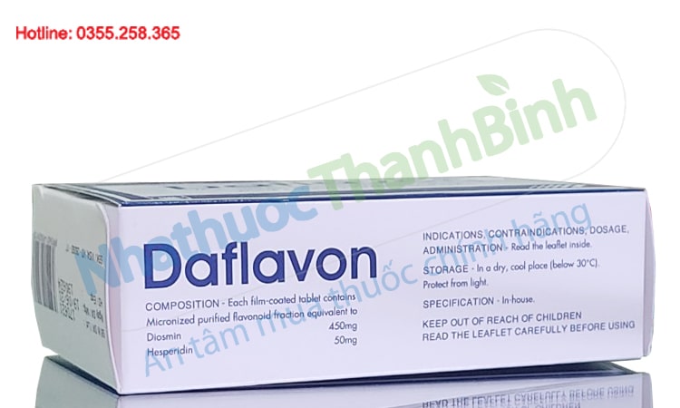 Thuốc Daflavon được dùng trong điều trị suy tĩnh mạch bạch huyết
