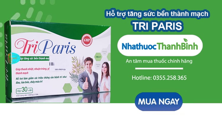 Mua viên uống Tri Paris chính hãng tại Nhà thuốc Thanh Bình