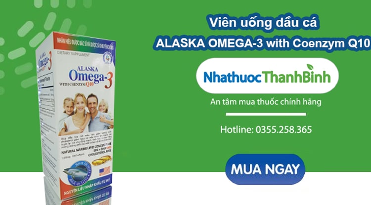 Mua Alaska Omega 3 chính hãng tại Nhà thuốc Thanh Bình